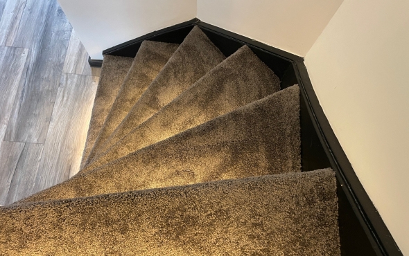 Trap bekleden met tapijt actie 2