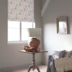 Overgordijn Elin Off White met Rood 09