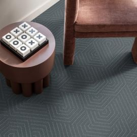 Tapijt Infinity Geometric Blauw 0700