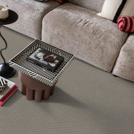 Tapijt Infinity Geometric Lichtgrijs 0165