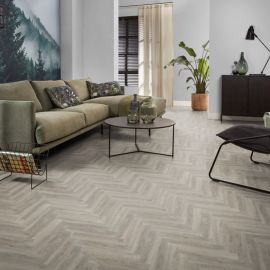 PVC Ambiant Spigato Light Grey Visgraat Dryback 42533