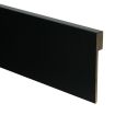 MDF Renovatieplint 120x18mm Voorgelakt Zwart RAL9005