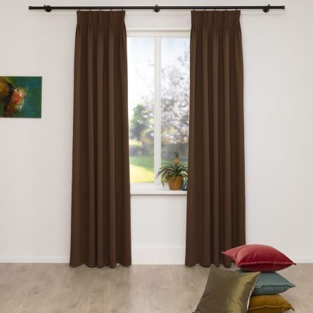 Overgordijn Solution Koffiebruin 21