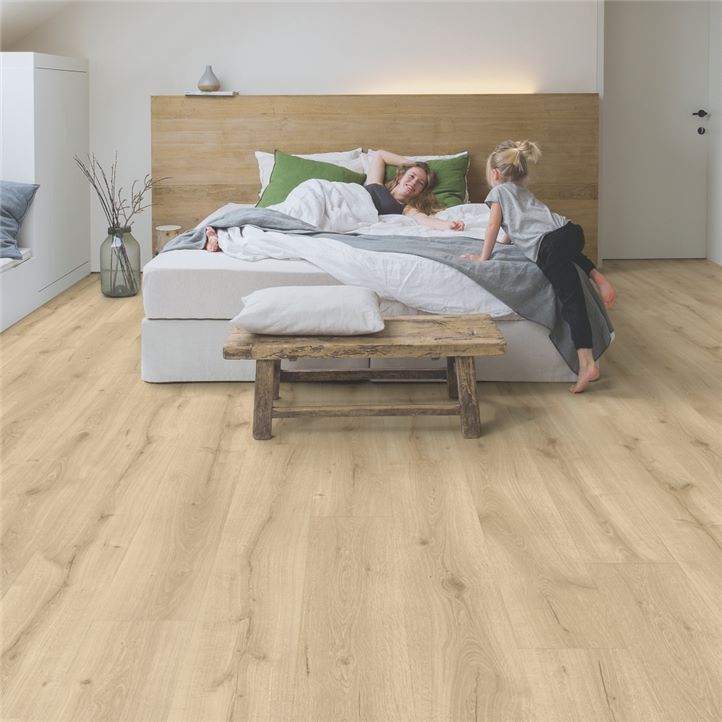 Laminaat Quick Step Majestic Hydroseal Woestijn Eik Licht Naturel MJ3550