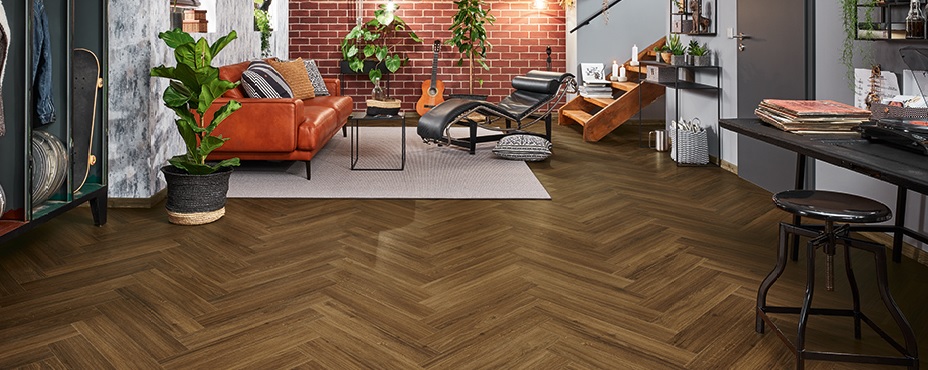 PVC vloer aanbieding - PVC visgraat inclusief leggen aanbieding - ART Woninginrichting