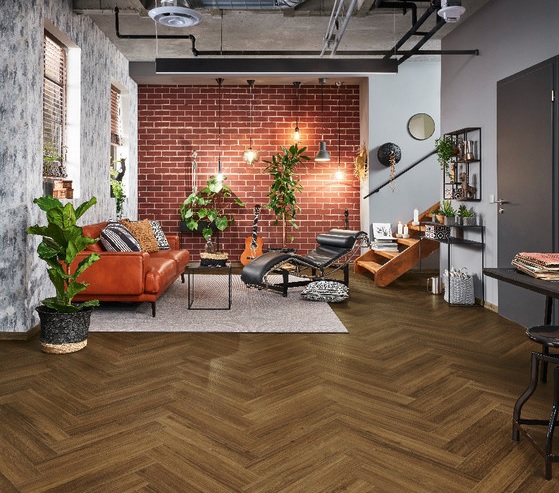 PVC vloer inclusief leggen aanbieding - Joka designvloer dark oak - ART Woninginrichting